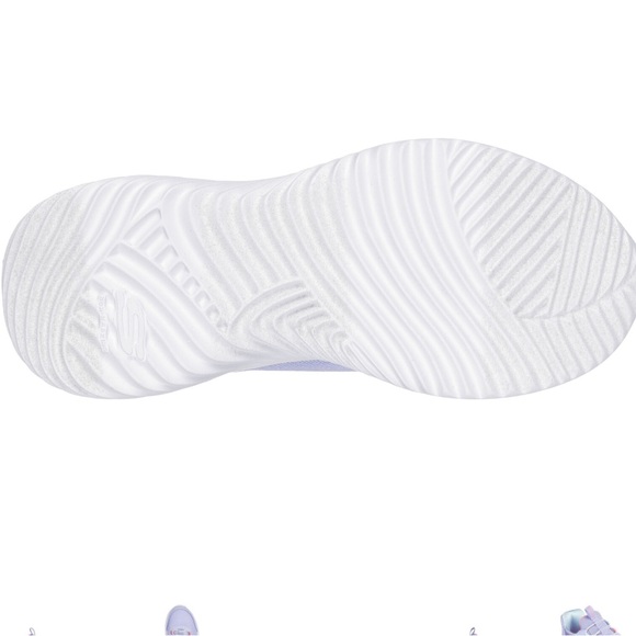 SKECHERS NIB Girls Size 3 Lavender “Bounder” Simple Cute Hands Free Slip-ins - Picture 4 of 14